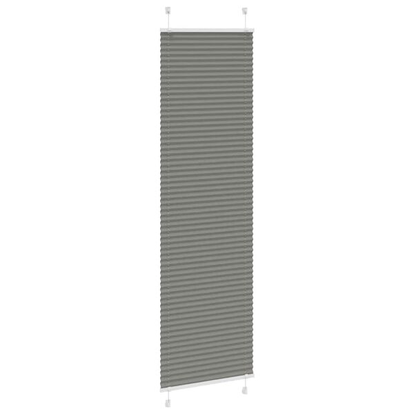 vidaXL Store pliss&eacute; anthracite 60x200 cm largeur du tissu 59,4 cm