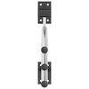 vidaXL Support de tapis de selle 3 bras noir fer
