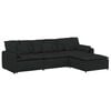 vidaXL Canap&eacute; modulable avec repose-pieds et coussins gris clair