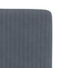 vidaXL Chaises &agrave; manger lot de 4 Gris fonc&eacute; Velours