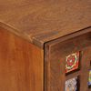 vidaXL Buffet Noyer 60 x 33 x 75 cm Bois de mangue massif
