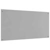 vidaXL Protection de cuisine Gris clair 120 x 60 cm verre tremp&eacute;