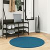 vidaXL Tapis OVIEDO &agrave; poils courts turquoise &Oslash; 100 cm