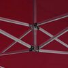 vidaXL Tente de réception pliable Aluminium 4,5x3 m Bordeaux