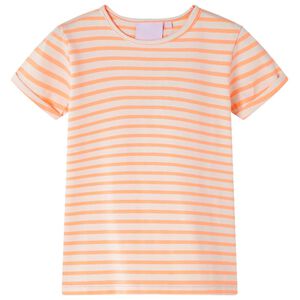 vidaXL T-shirt pour enfants orange n&eacute;on 104