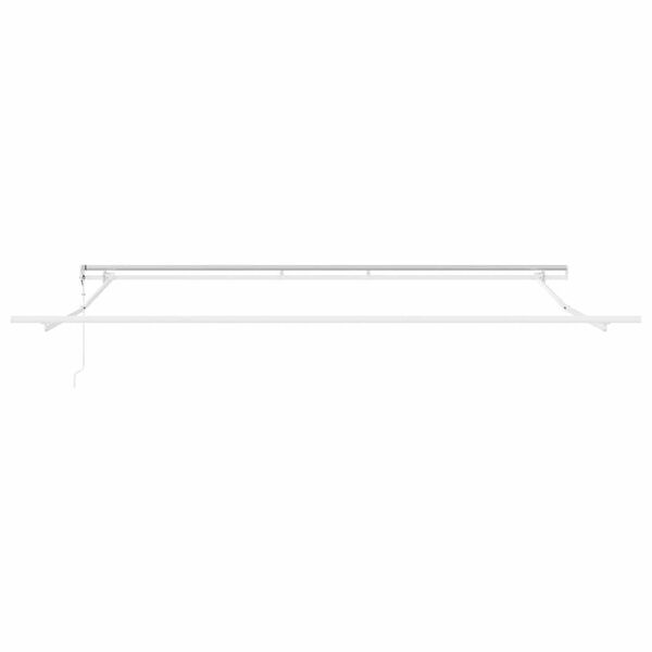 vidaXL Cadre d'auvent Blanc 500 × 350 cm Aluminium
