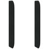 vidaXL Oreille de t&ecirc;te de lit Noir 80 x 16 x 4 cm Velours
