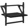 vidaXL Ensemble d'&eacute;tag&egrave;res murales 6 pcs Ch&ecirc;ne noir 100 x 25 x 30 cm