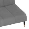 vidaXL Canap&eacute;-lit &agrave; 2 places gris clair velours