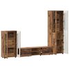 vidaXL Ensemble meuble TV FLORIN Bois ancien Bois d'ing&eacute;nierie