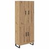 vidaXL Haut Armoire 2 pcs Ch&ecirc;ne artisanal 69,5 x 34 x 180 cm