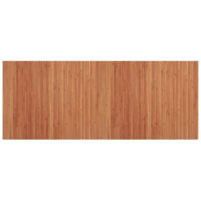 vidaXL Tapis rectangulaire marron 80x200 cm bambou