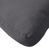 vidaXL Coussin de palette anthracite 60x61,5x10 cm tissu