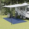 vidaXL Tapis de tente bleu 4,5x2,5 m