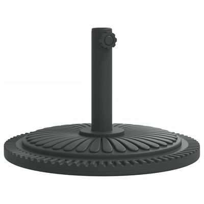 vidaXL Base de parasol pour mâts Ø38 / 48 mm 12 kg rond