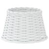 vidaXL Abat-jour blanc &Oslash;38x23 cm osier