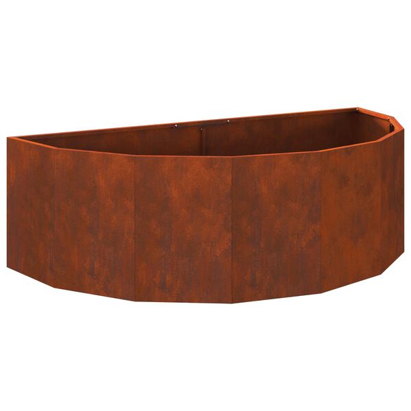 vidaXL Jardini&egrave;re Rouill&eacute; 120 x 60 x 35 cm
