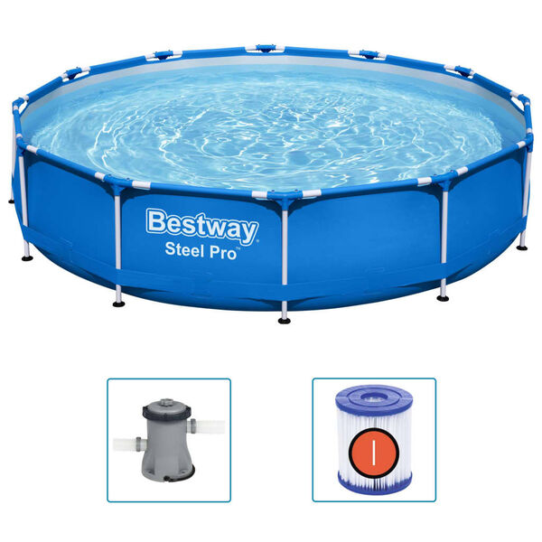 Bestway Piscine &agrave; cadre Steel Pro 366x76 cm