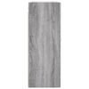 vidaXL Armoires murales 2 pcs sonoma gris 69,5x34x90 cm
