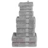 vidaXL Ensemble de serviettes de qualit&eacute; sup&eacute;rieure SOLUND 12 pcs gris