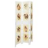 vidaXL Panneau Romdivider Blanc 212 x 165 cm MDF