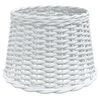 vidaXL Abat-jour de plafonnier blanc &Oslash;40x26 cm osier