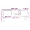 vidaXL Meuble TV avec portes 105x30x45 cm bois d'ing&eacute;nierie
