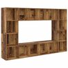 vidaXL Ensemble meuble TV 4 pc Marron Bois d'ing&eacute;nierie