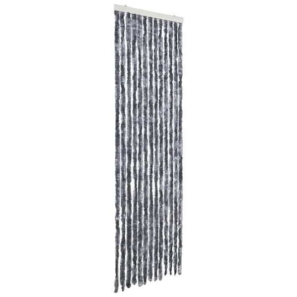 vidaXL Moustiquaire Argent&eacute; 56x200 cm Chenille