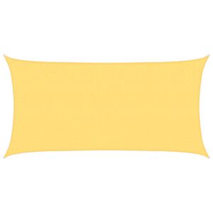 vidaXL Voile d'ombrage 160 g/m&sup2; Beige 2x3,5 m PEHD