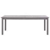 vidaXL Table de jardin D&eacute;lavage gris 200x90x74 cm Bois d'acacia massif