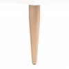 vidaXL Buffet haut Blanc brillant 34,5x34x180 cm Bois d'ing&eacute;nierie