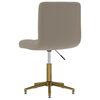 vidaXL Chaises pivotantes &agrave; manger lot de 4 gris clair velours