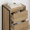vidaXL Buffet Ch&ecirc;ne artisan 42 x 36 x 75.5 cm Bois d'ing&eacute;nierie