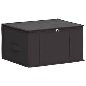 vidaXL Bo&icirc;te de rangement avec fen&ecirc;tre transparente Anthracite