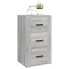 vidaXL Buffet Sonoma gris 40x33x70 cm Bois d'ing&eacute;nierie