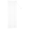 vidaXL Store de Fen&ecirc;tre avec des rideaux Blanc Aluminium
