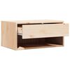 vidaXL Table de chevet Marron 50 x 32,5 x 24 cm Bois massif en pin