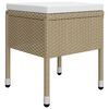 vidaXL Ensemble &agrave; manger de jardin 5 pcs Beige