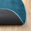 vidaXL Tapis OVIEDO &agrave; poils courts turquoise &Oslash; 100 cm