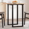 vidaXL Pieds de table &agrave; manger cadre en O 40x40x73 cm acier
