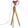 vidaXL Lampadaire 25 W rouge d&eacute;lav&eacute; 45x45x120 cm E27