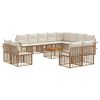 vidaXL Ensemble de canap&eacute;s d'ext&eacute;rieur 13 pc 12 place