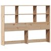 vidaXL Lit biblioth&egrave;que sans matelas 160x200 cm bois massif de pin