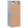 vidaXL Armoire murale gris b&eacute;ton 34,5x34x90 cm