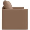 vidaXL Canap&eacute;-Lit 110cm Cappuccino Simili cuir