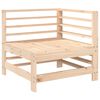 vidaXL Salon de jardin 3 pcs bois massif de pin