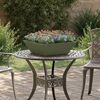 vidaXL Cache-pot de jardin 5 pcs Vert olive 50 x 50 x 15 cm