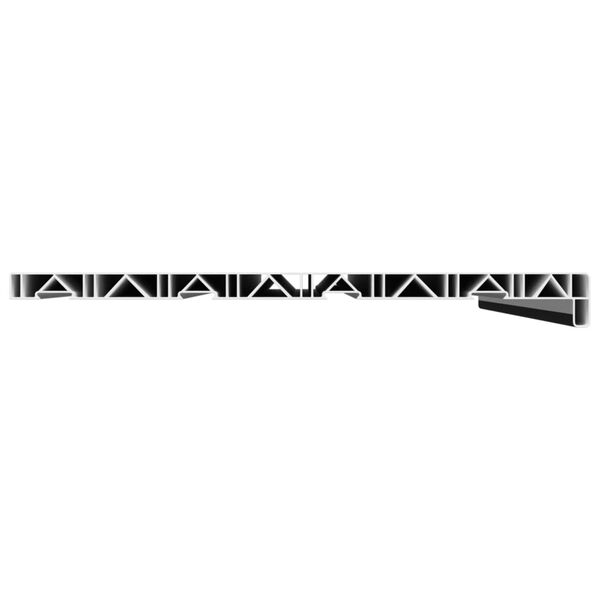 vidaXL Appui de fen&ecirc;tre Noir avec grain de bois 100 x 40 x 4,5 cm PVC