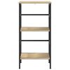 vidaXL &Eacute;tag&egrave;re Ch&ecirc;ne Sonoma 40 x 29,5 x 81 cm Bois d'ing&eacute;nierie